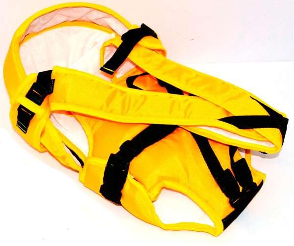 Гр Рюкзак-кенгуру №8 (1) лёжа, цвет жёлтый.Предназначен для детей с двухмесячного возраста - фото 1 - id-p9135186