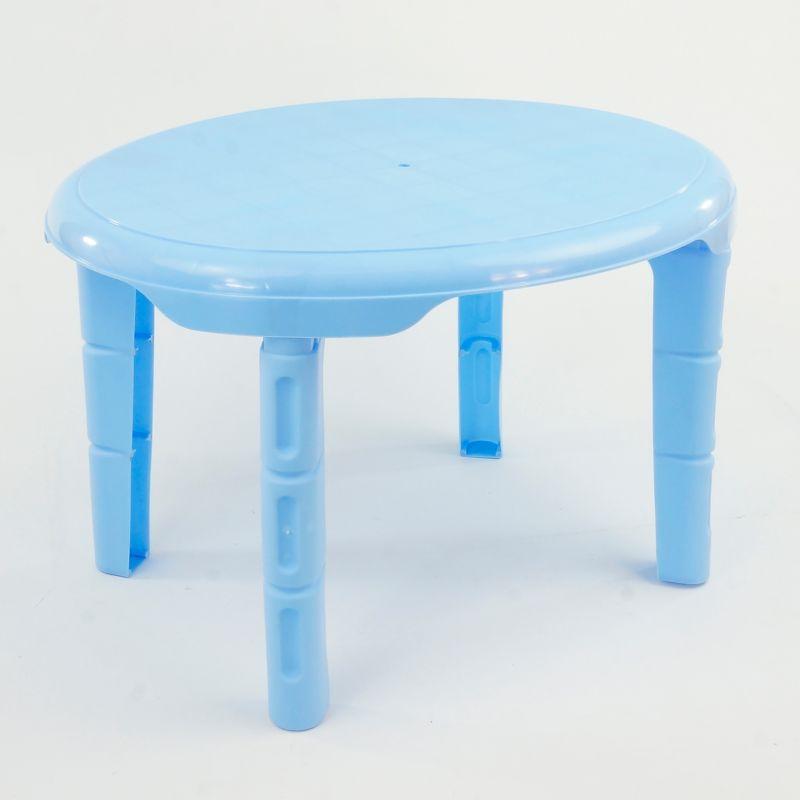 Гр Стол детский овальный (1) - цвет голубой "K-PLAST" - фото 1 - id-p9135254