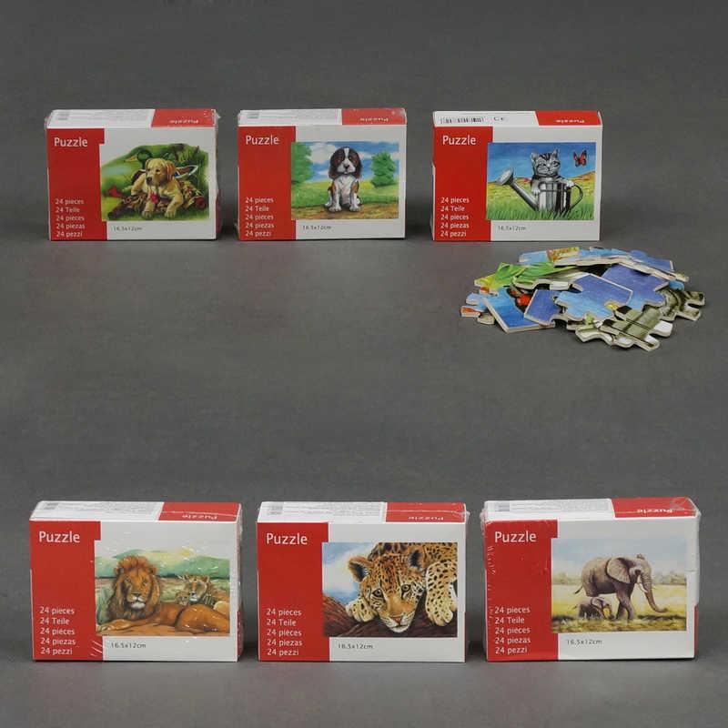 Деревянная игра "Пазлы животные" 779-624 (1000) 6 видов, в коробке - фото 1 - id-p9135568