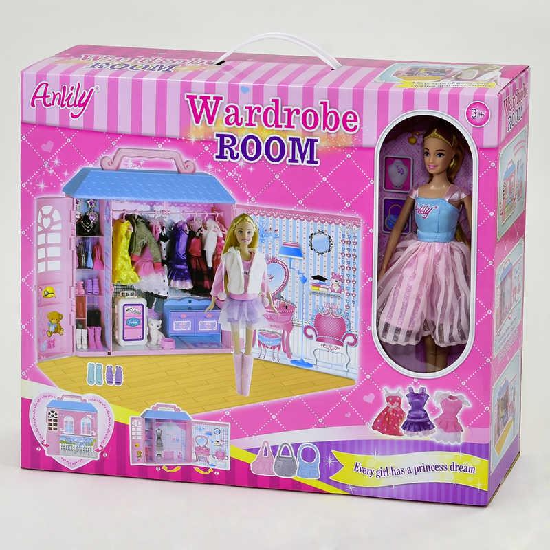 Игровой набор 99049 "Гардероб" (8) с куклой, в коробке - фото 1 - id-p9135833