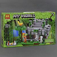 Конструктор Bela My World 10623 (18) "Храм в джунглях" 604 детали, в коробке
