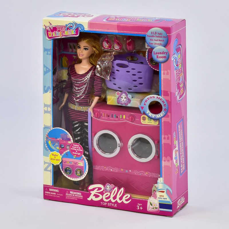 Кукла JX 600-28 (36) стиральная машина, свет, звук, аксессуары, в коробке - фото 1 - id-p9136719