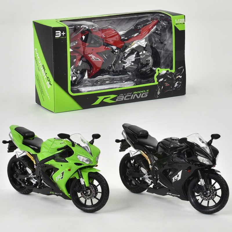 Мотоцикл металлопластик НХ 794-1 (144) 3 цвета, в коробке - фото 1 - id-p9137051
