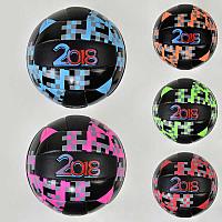 Мяч волейбольный F 21948 (60) 5 цветов, 270 грамм, материал PU