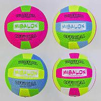 Мяч волейбольный С 34440 (60) 4 вида, 280 грамм, материал - вспененный EVA