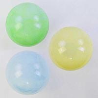 Мяч резиновый С 34241-1 (500) 3 цвета, 60 грамм, перламутровый