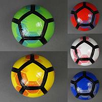 Мяч футбольный 772-624 (100) мягкий PVC, вес 310-330 грамм, 5 цветов