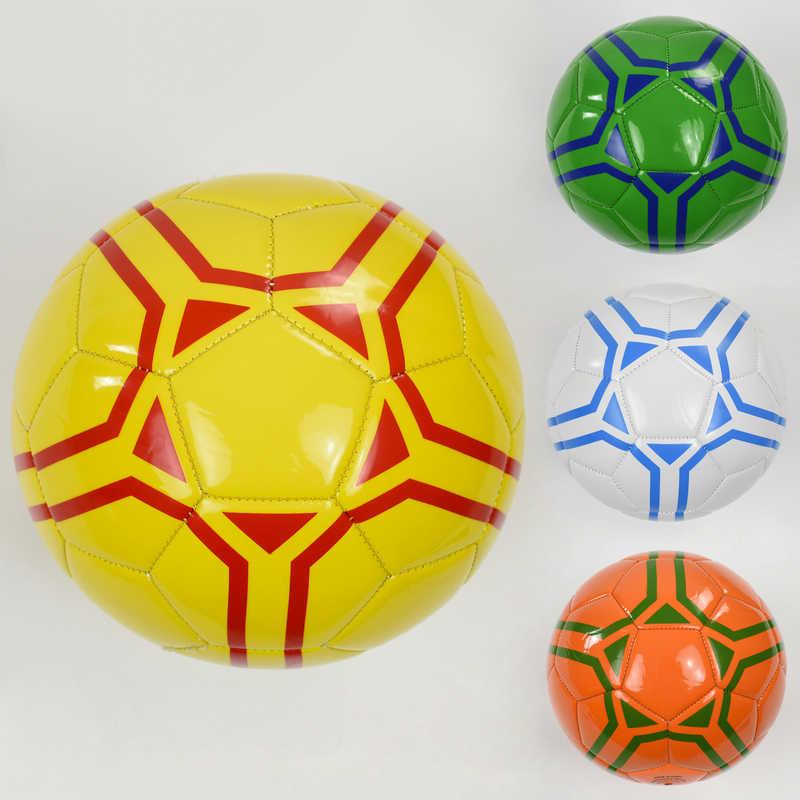 Мяч футбольный F 22059 (60) 4 цвета, 260-280 грамм, размер №5 - фото 1 - id-p9137309