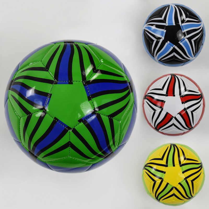 Мяч футбольный F 22060 (60) 4 цвета, 260-280 грамм, размер №5 ВЫДАЕМ МИКС - фото 1 - id-p9137310