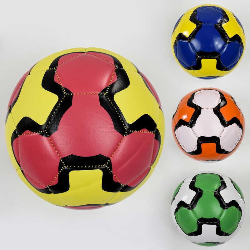 Мяч футбольный F 22062 (60) 4 цвета 260-280 грамм, размер №5 ВЫДАЕМ МИКС - фото 1 - id-p9137312
