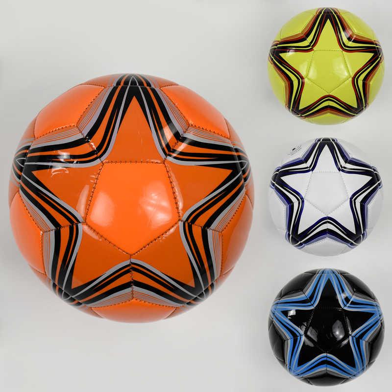 Мяч футбольный F 22064 (60) 4 цвета, 260-280 грамм, размер №5 ВЫДАЕМ МИКС - фото 1 - id-p9137314