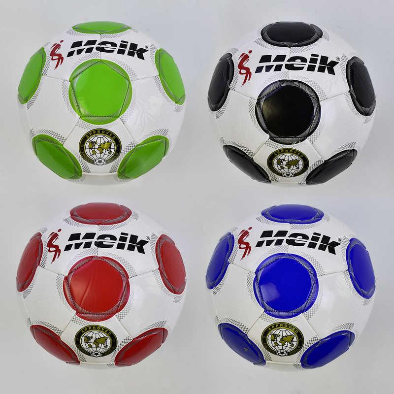 Мяч футбольный С 34190 (50) 4 цвета, 400 грамм, материал TPU - фото 1 - id-p9137336