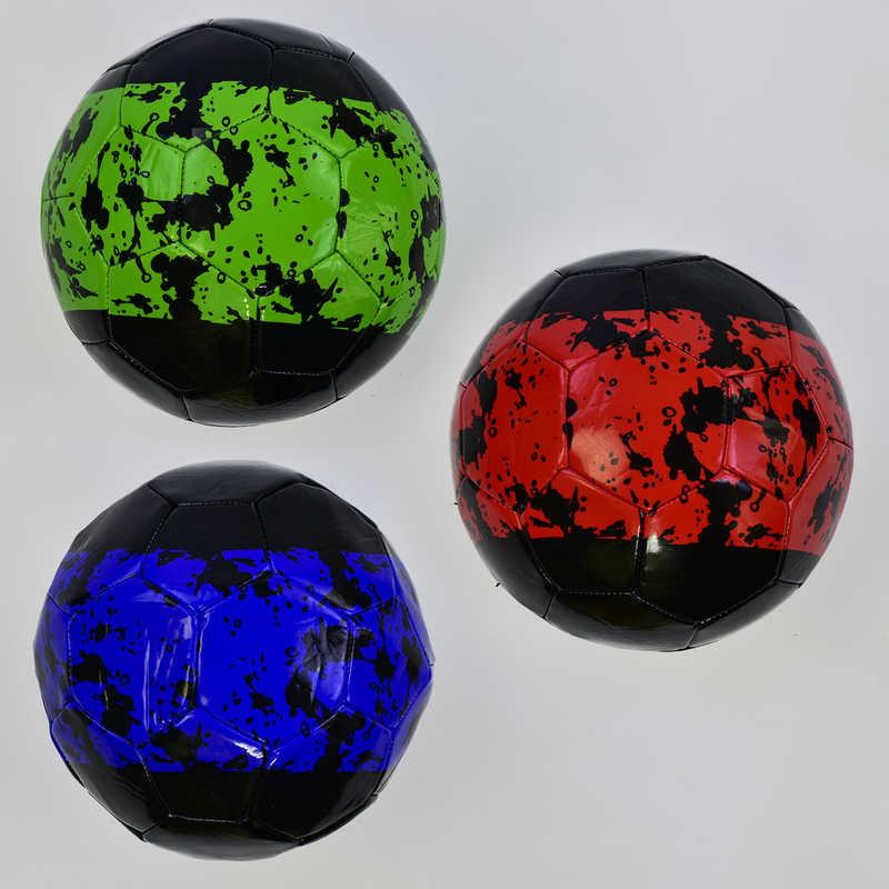 Мяч футбольный С 34392 (60) 3 цвета, 330 грамм, материал - мягкий PVC - фото 1 - id-p9137342
