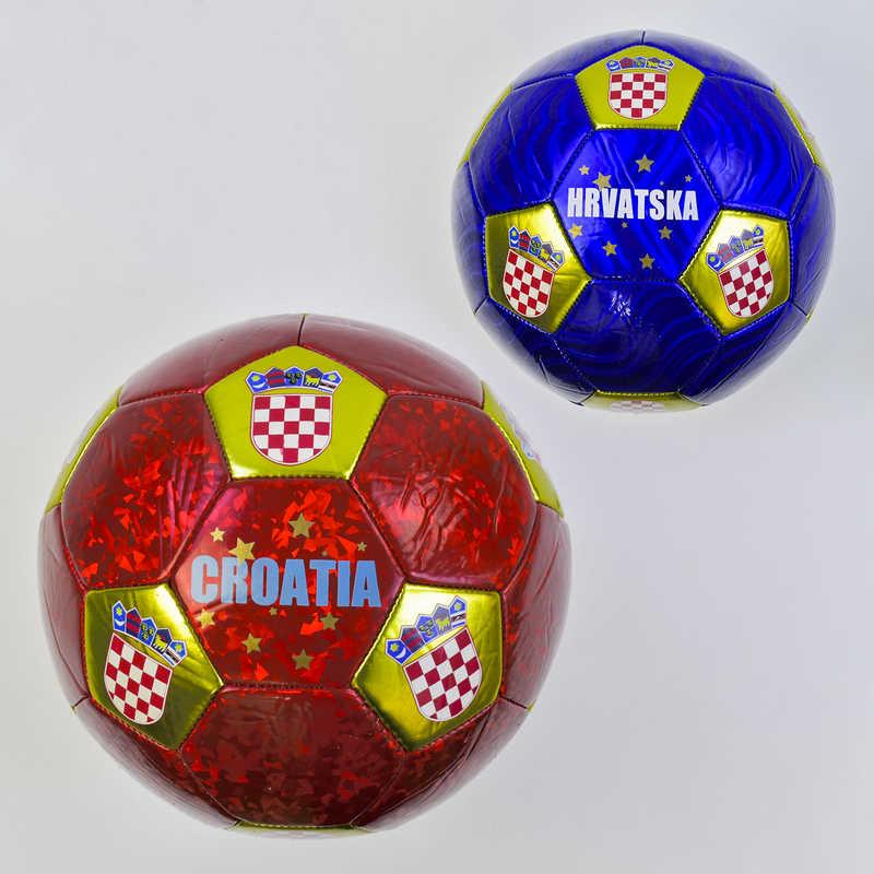 Мяч футбольный С 34399 (60) 2 вида, 330 грамм, материал - мягкий PVC - фото 1 - id-p9137345