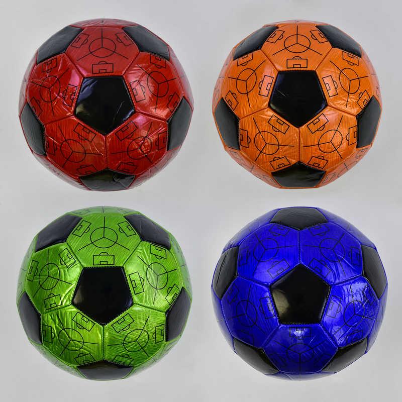 Мяч футбольный С 34407 (60) 4 вида, 330 грамм, материал - мягкий PVC - фото 1 - id-p9137348