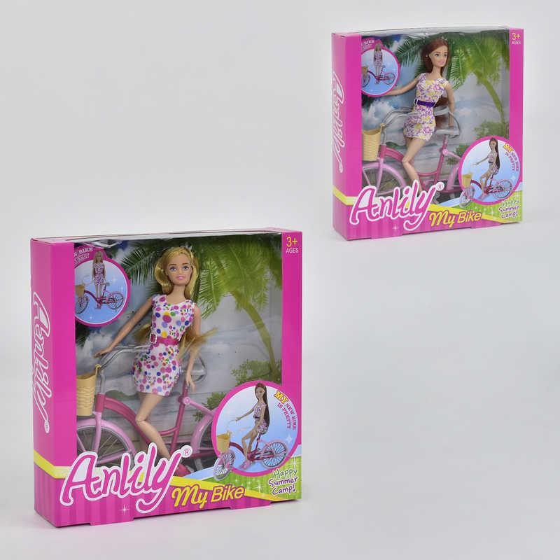 Набор Кукла с велосипедом 99043 (24) 2 вида, в коробке - фото 1 - id-p9137555