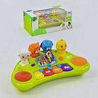 Пианино со зверятами 2103 А (18) мелодии и звуки, в коробке