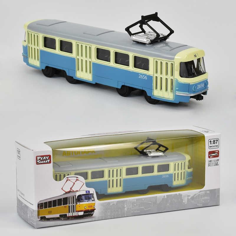 Трамвай 6411 АВС (96) в коробке, 3 цвета - фото 1 - id-p9139027