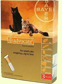 Адвокат капли для кошек до 4 кг 1пипетка - фото 1 - id-p9150869
