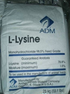 Лизин гидрохлорид ADM, 25кг - фото 1 - id-p9151043