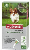 Капли Адвантикс собаки 4кг/0,4 1шт
