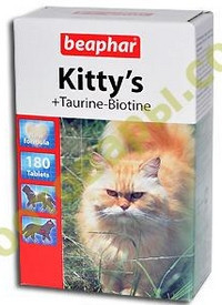Витамины Беафар для кошек Киттис таурин+биотин №750 - фото 1 - id-p9151131