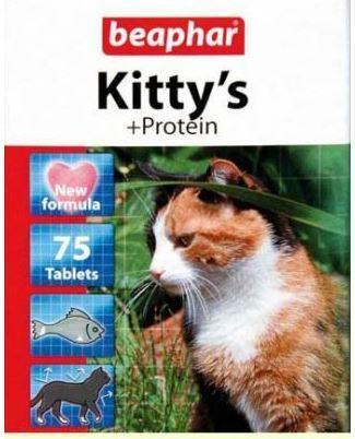 Витамины Беафар для кошек Киттис протеин №75 (рыбки) - фото 1 - id-p9152290
