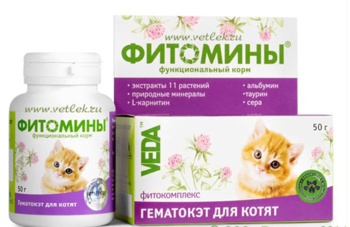 Витамины Фитомины Гематокет для котят таблетки №100 - фото 1 - id-p9152313