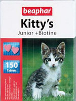 Витамины для кошек Кити юниор+биотин таб.№150