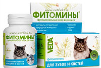 Витамины Фитомины для зубов и костей скелета кошек №100