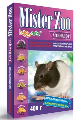 Корм для грызунов Мистер Zoo Стандарт для мелких и средних, 400г - фото 1 - id-p9152947