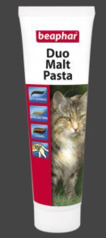 В-ны Беафар Duo Malt Pasta для кошек для выведения шерсти, 100г - фото 1 - id-p9153030