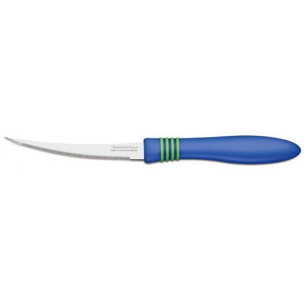 Нож для томатов Tramontina Cor&Cor 102 мм синяя руч. 23462/214 - фото 1 - id-p8769950