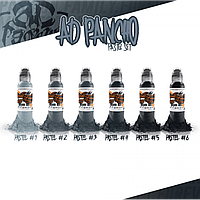 World Famous Ink - A.D. Pancho Pastel Grey Set 6 Объем 1 oz