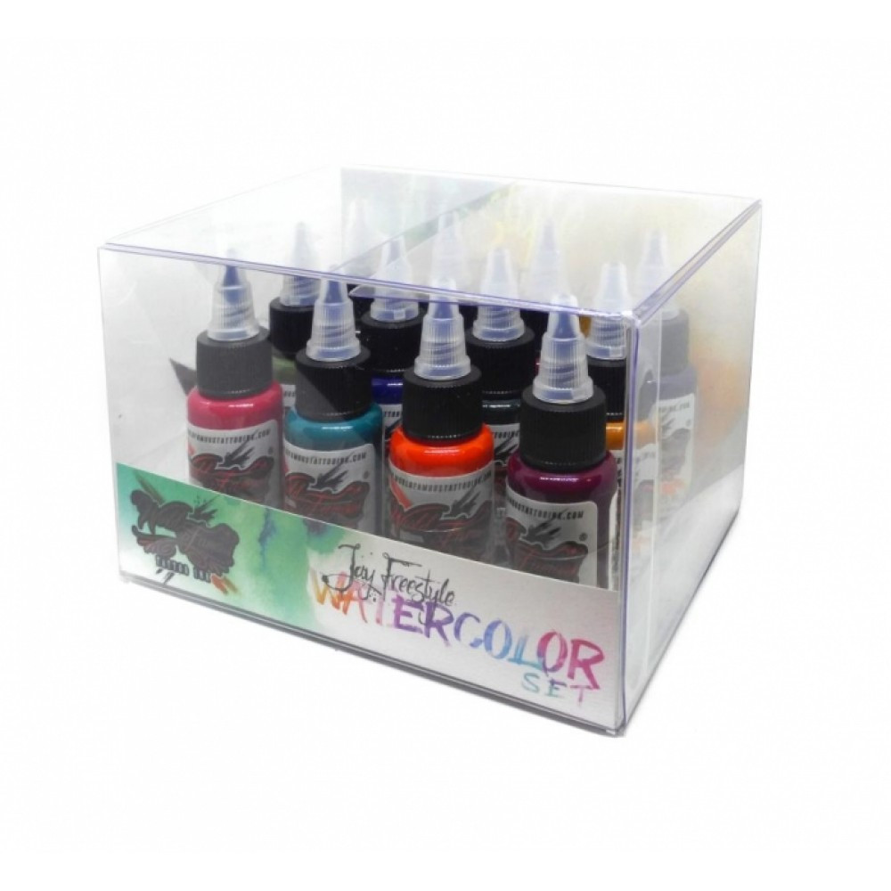 World Famous Ink -Jay Freestyle Watercolor SET 12x30ml - фото 1 - id-p9207346