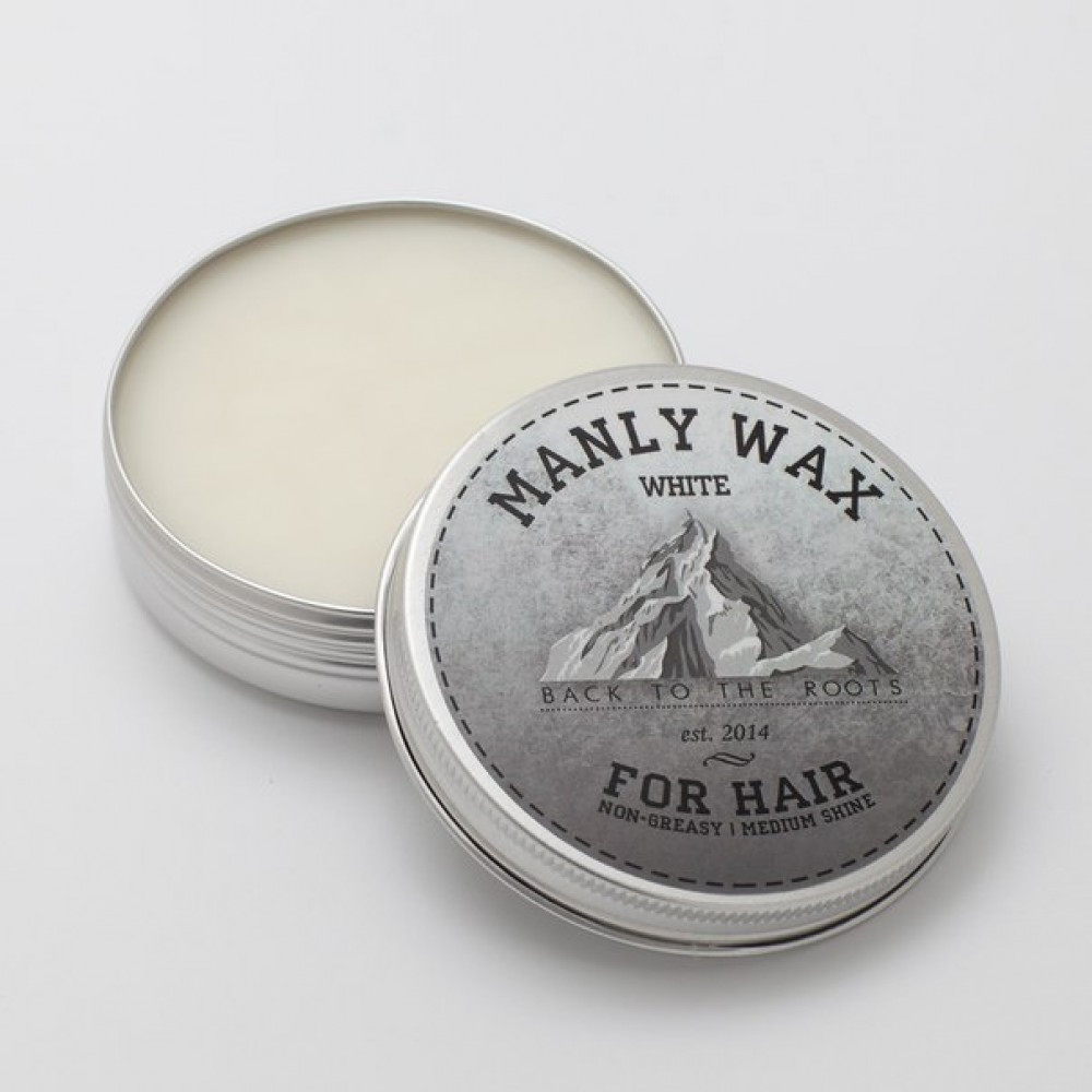 Воск для волос MANLY WAX "white", 100 мл - фото 1 - id-p9207501