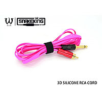 Клипкорд (шнур) RCA PREMIUM SILICONE AVA (Pink )