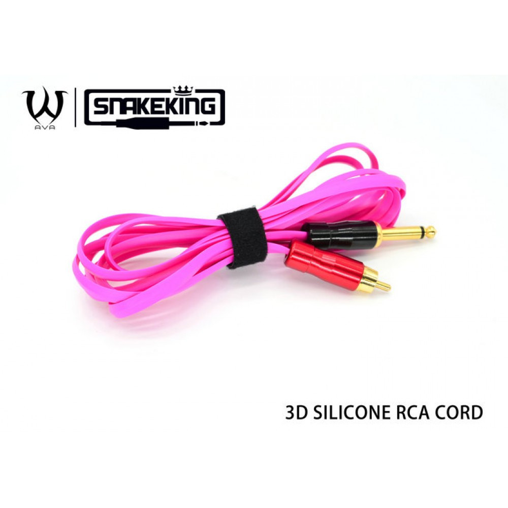 Клипкорд (шнур) RCA PREMIUM SILICONE AVA (Pink ) - фото 1 - id-p9207745