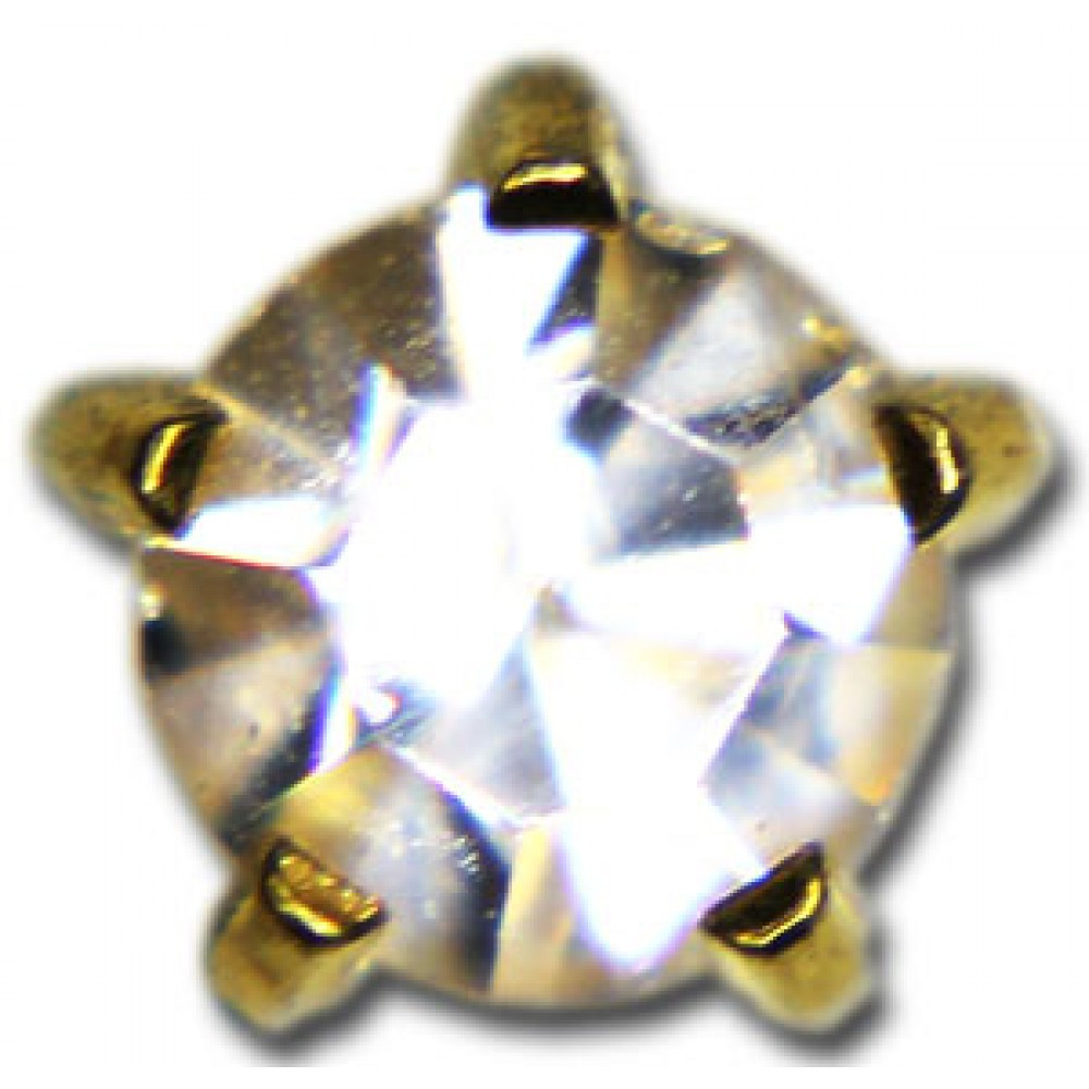 Серьги Стадекс с камнем в оправе крапан большого размера (L101-115) - фото 1 - id-p9208116