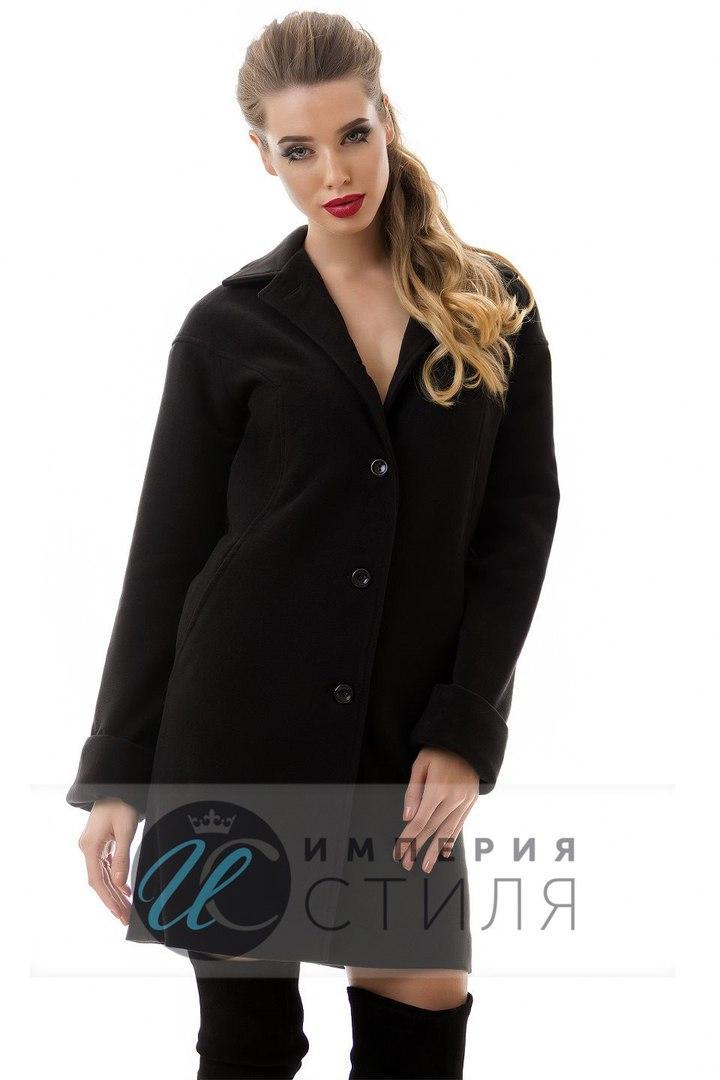 Кашемировое пальто на пуговицах классическое осень - фото 1 - id-p5988364