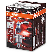 Автолампа H4 12V 60/55W Night Braker Laser +130%