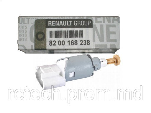 Выключатель стоп-сигнала (педаль тормоза) Renault Megane II/Scenic II/Kangoo (4-конт.,белый) - фото 1 - id-p9254940