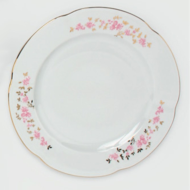 Тарелка для закуски Rococo 9704 Pink 25 см - фото 1 - id-p8652102