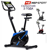 Магнитный велотренажер Hop-Sport HS-2070 Onyx blue до 120 кг.