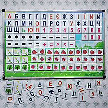 Магнитная доска с обучающими магнитами