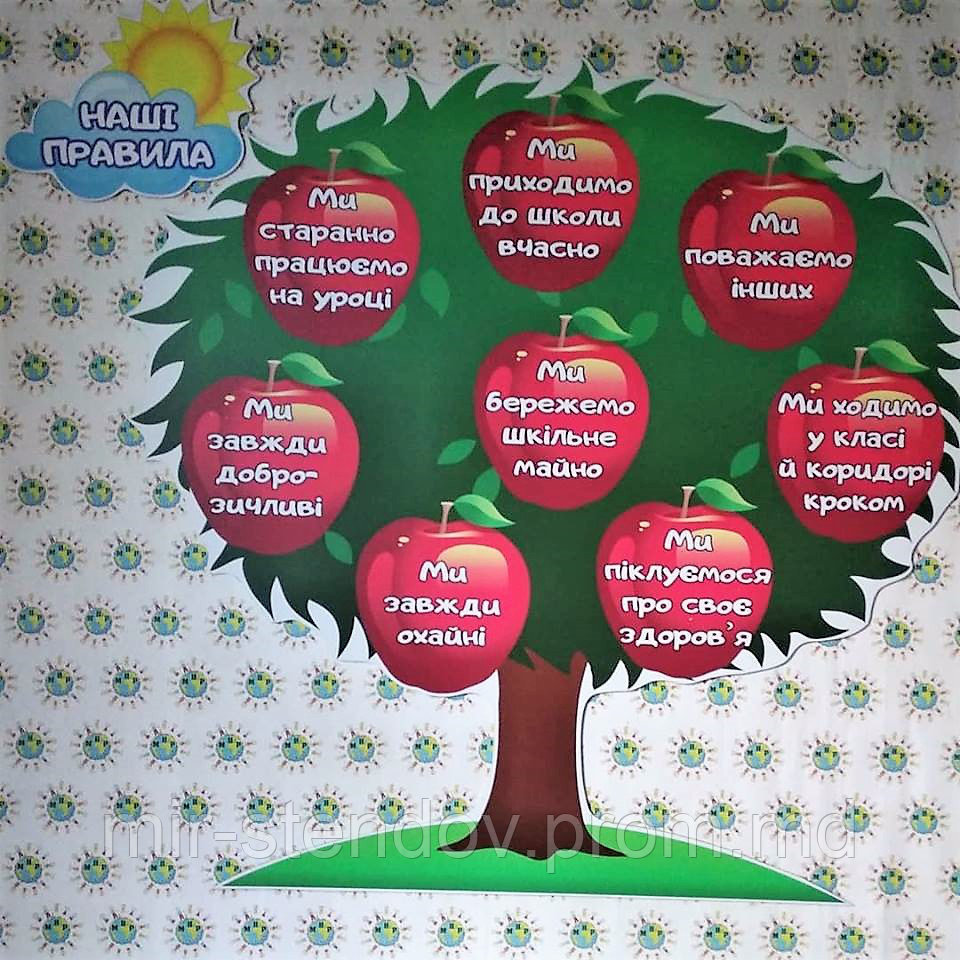 Наши правила. Стенд по программе НУШ, фото 1