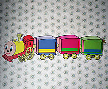 Информационный стенд Паровозик