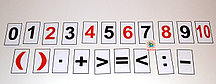 Магнитики обучающие Цифры и знаки