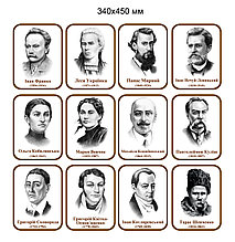 Портрети письменників та поетів України