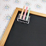 Доска меловая с держателем для мелков Светлое дерево, фото 5